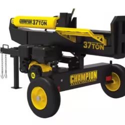 DALLAS LOCATION- NEW! CHAMPION 37 Ton 338cc Full Beam Gas Wood Log Splitter with Oil Funnel and Hydraulic Oil
