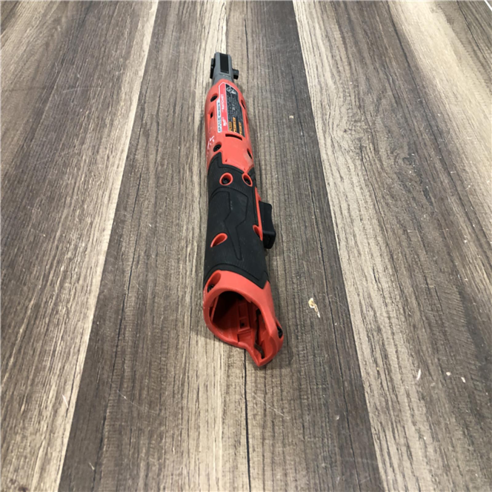 AS-IS Milwaukee FUEL 12V Lithium-Ion Compact 1/4 in. Cordless Ratchet (Tool-Only)