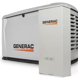 DALLAS LOCATION- AS-IS GENERAC 22kW Generator & 200 Amp Transfer Switch