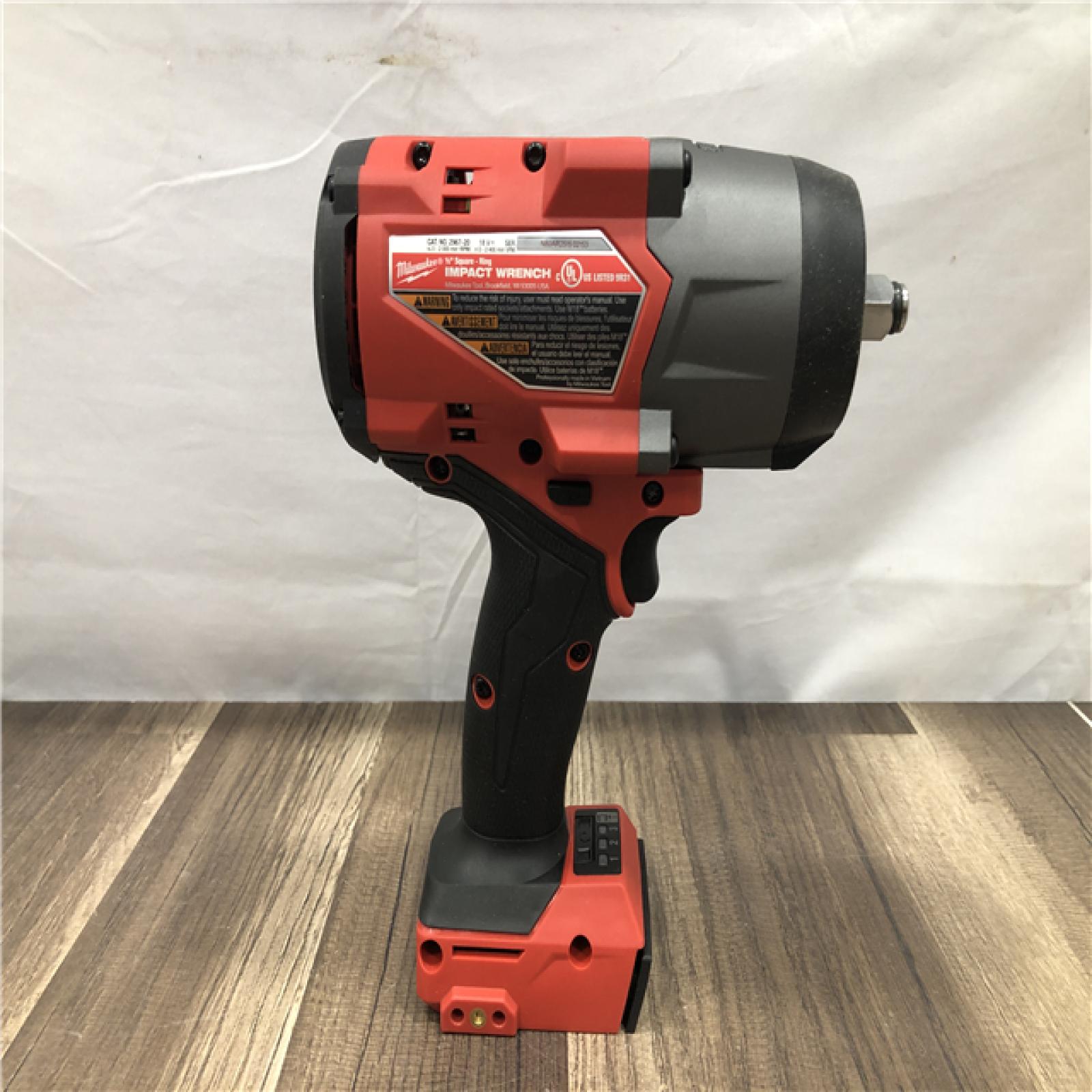 AS-IS Milwaukee FUEL 18V Lithium-Ion Brushless Cordless 1/2 in. Impact Wrench w/Friction Ring Kit