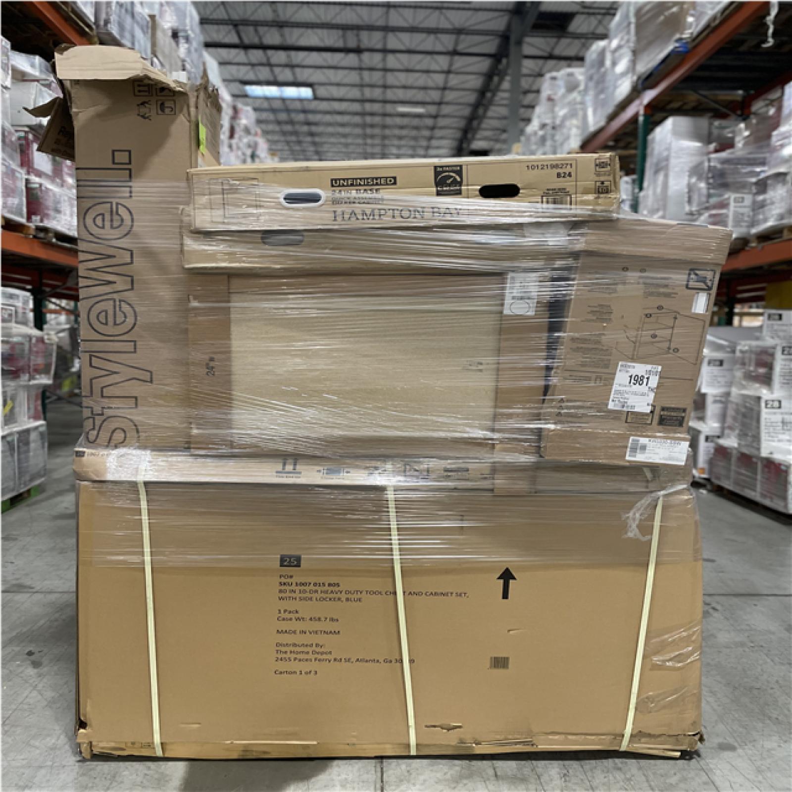 DALLAS LOCATION- AS-IS HOME IMPROVEMENT PALLET