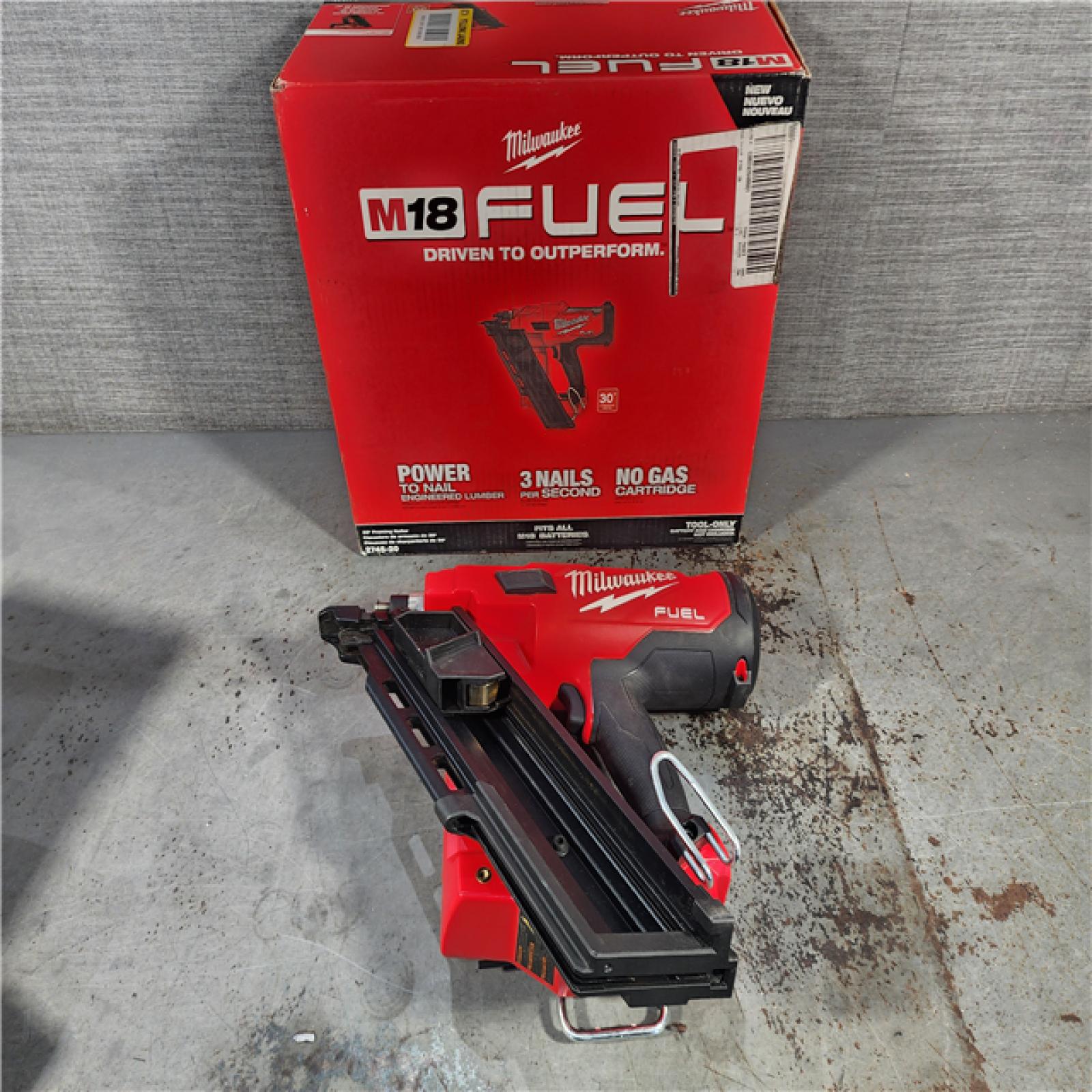 HOUSTON LOCATION - AS-IS M18 FUEL 3-1/2 in. 18-Volt 30-Degree Lithium-Ion Brushless Cordless Framing Nailer (Tool-Only)