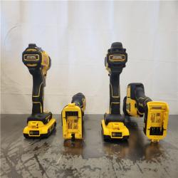 AS-IS- DeWalt 20V MAX ATOMIC Cordless Brushless 4-Tool Combo Kit