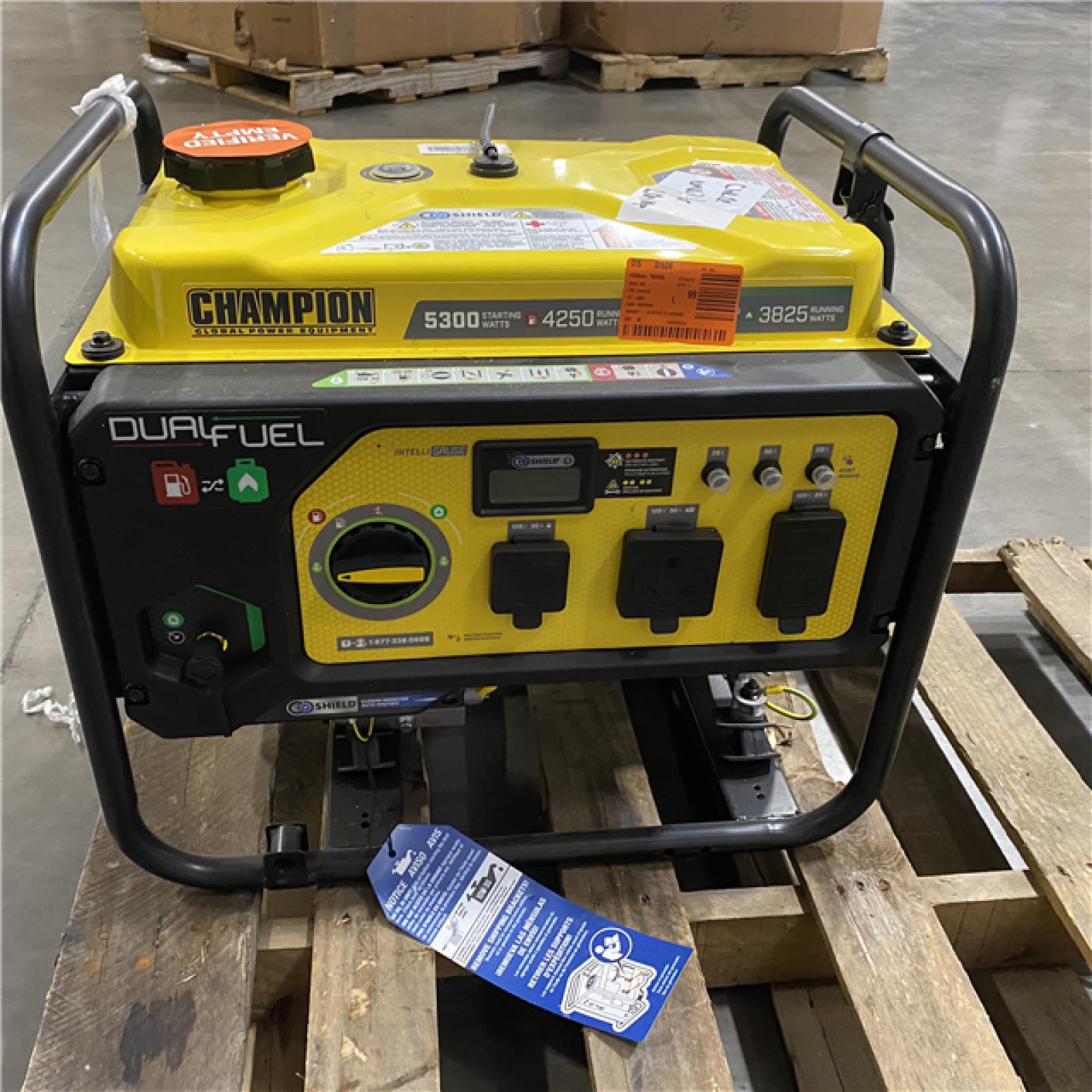 Dallas Location - As-Is Champion Power Equipment 5300/4250-Watt Fuel Portable Generator