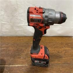 AS-IS Milwaukee 2904-22 Hammer Drill Driver Kit with Batteries  Charger & Tool Case  Red