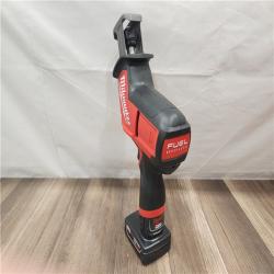 AS-IS- Milwaukee M12 FUEL 12-Volt Lithium-Ion Brushless Cordless HACKZALL Reciprocating Saw Kit W/ Free M12 4.0Ah Compact Battery