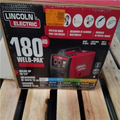 CALIFORNIA AS-IS LINCOLN ELECTRIC 180 WELD PAK