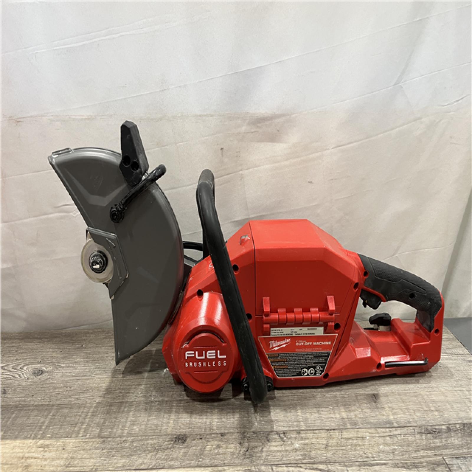 AS-IS Milwaukee FUEL ONE-KEY 18V Lithium-Ion Brushless Cordless 9 in. Cut Off Saw (Tool-Only)