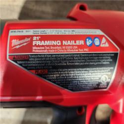 HOUSTON LOCATION - AS-IS (APPEARS LIKE NEW) Milwaukee 2744-20 M18 FUEL 3-1/2 in. 18V 21-Degree Lithium-Ion Brushless Cordless Framing Nailer (Tool-Only)
