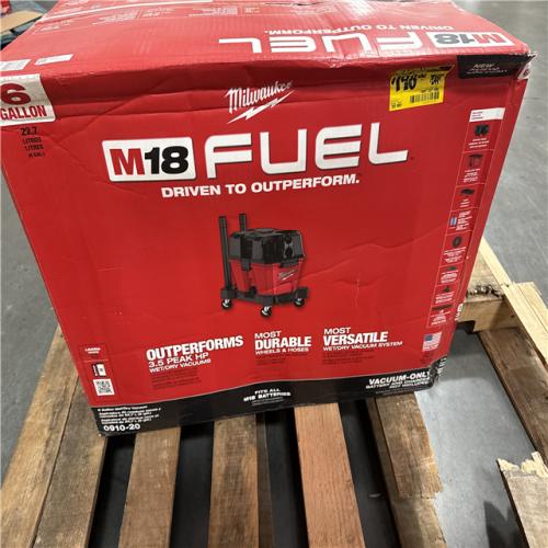 California NEW Milwaukee 6 Gallon Wet/Dry Vacuum (No Battery or Charger)