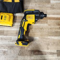 HOUSTON LOCATION - AS - IS DEWALT 20V MAX XR Cordless Brushless Drywall Screw Gun Threaded Clutch Housing COMBO KIT