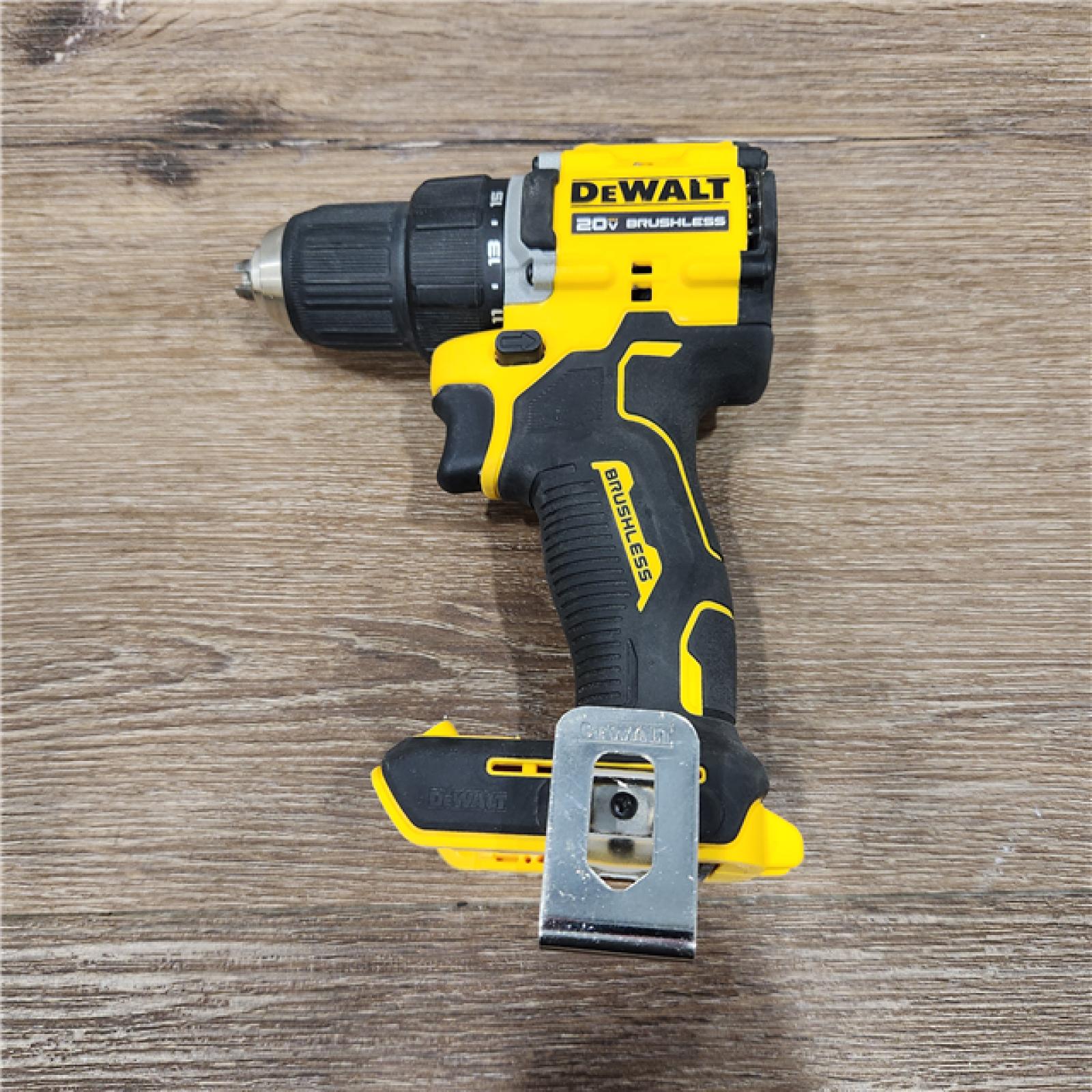 AS-IS DeWalt 20V MAX ATOMIC 20 V 1/2 in. Brushless Cordless Compact Drill Kit (Battery & Charger)