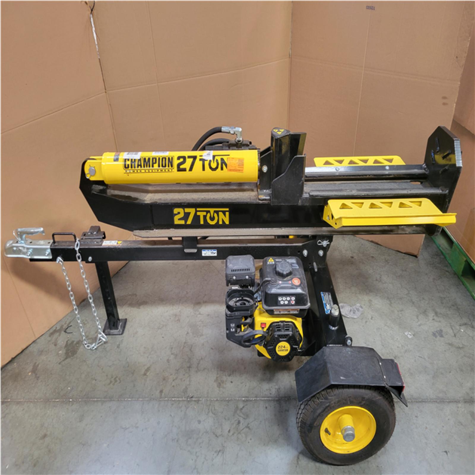 CALIFORNIA AS-IS CHAMPION 27 TON LOG SPLITTER