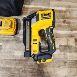HOUSTON LOCATION - AS - IS DEWALT ATOMIC 20V MAX Lithium Ion Cordless 23 Gauge Pin Nailer Kit