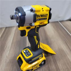 LIKE NEW! DEWALT ATOMIC 20V MAX Lithium-Ion Brushless Cordless 1/2 in. Variable Speed Impact Wrench Kit with 5 Ah Battery and Charger