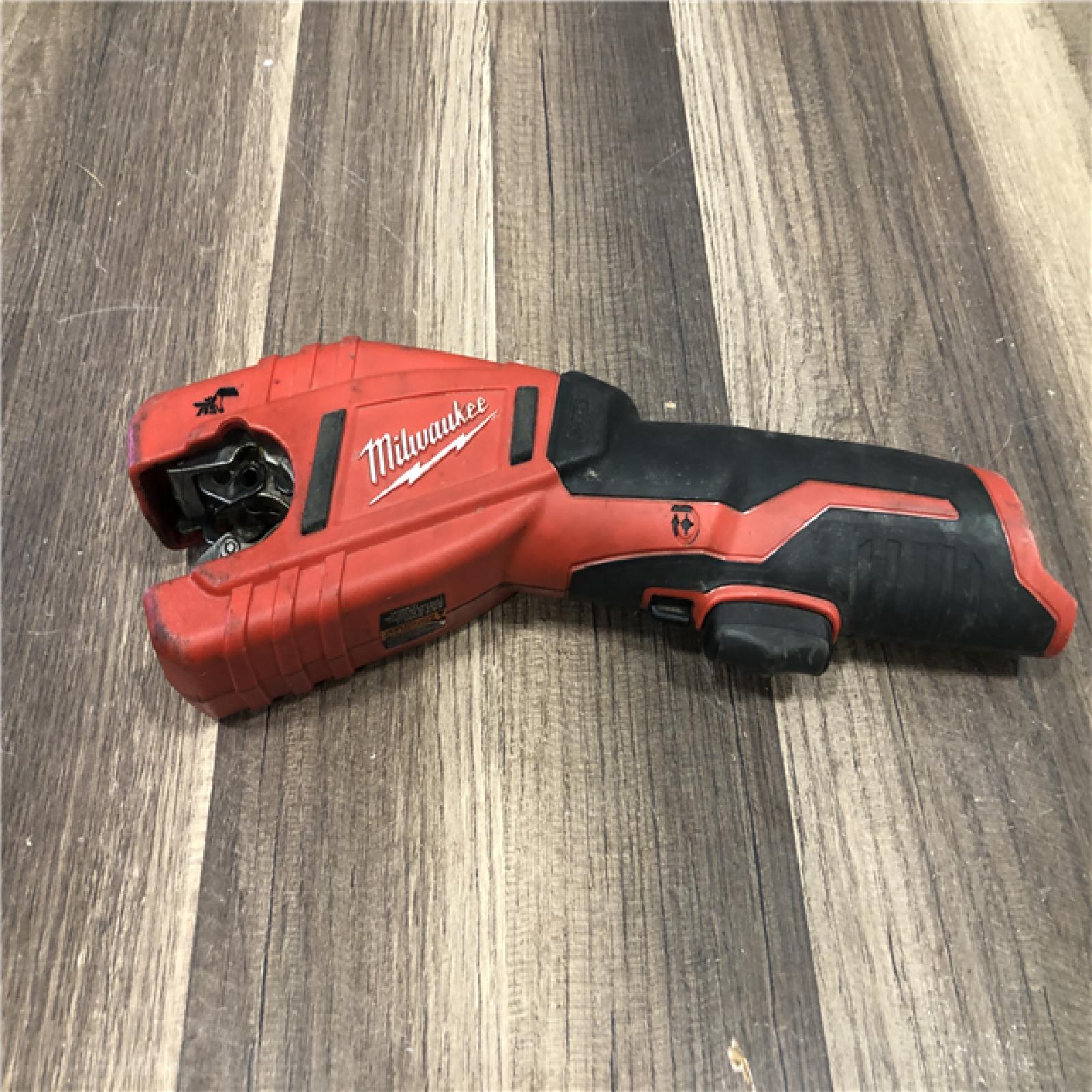 AS-IS Milwaukee 12V Lithium-Ion Cordless Copper Tubing Cutter (Tool-Only)