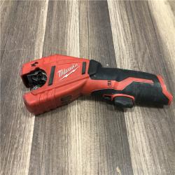 AS-IS Milwaukee 12V Lithium-Ion Cordless Copper Tubing Cutter (Tool-Only)