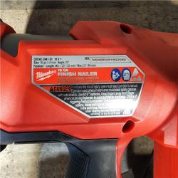 HOUSTON LOCATION - AS-IS Milwaukee 2841-20 18V Cordless Gen II 16 Gauge Angled Finish Nailer (Tool Only)