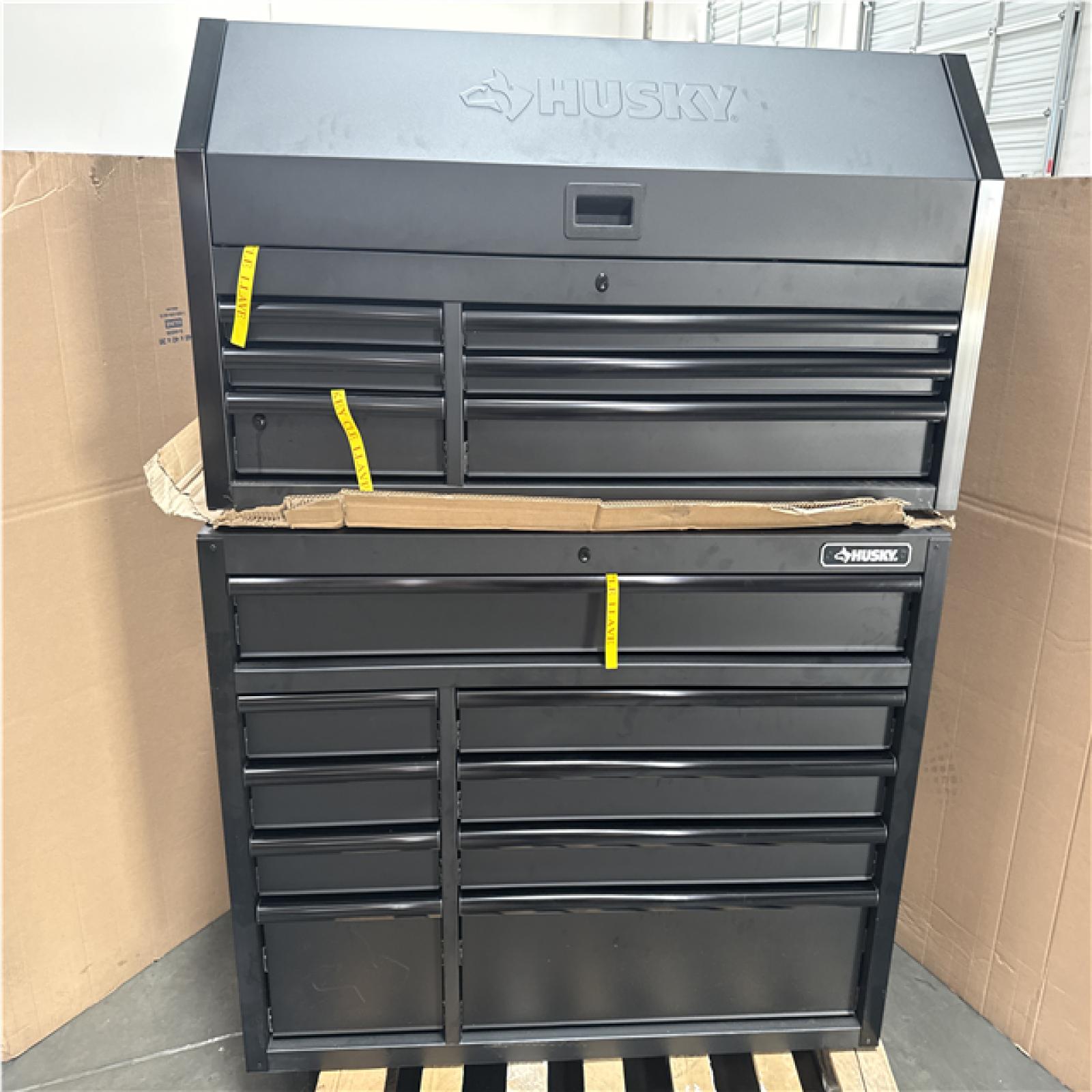 CALIFORNIA AS IS HUSKY 15 DRAWER TOOL CHEST
