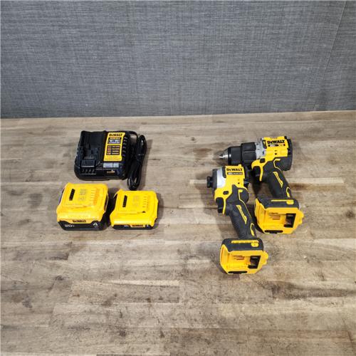 HOUSTON LOCATION - AS-IS DEWALT 2 TOOL COMBO KIT W/ (2) BATTERY & CHARGER