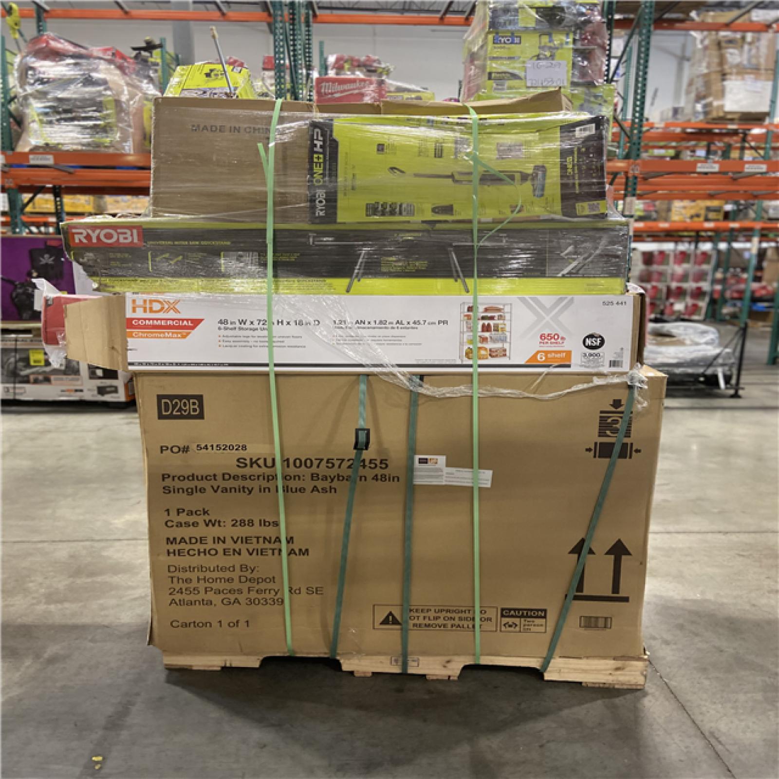 DALLAS LOCATION - AS-IS HOME IMPROVEMENT PALLET