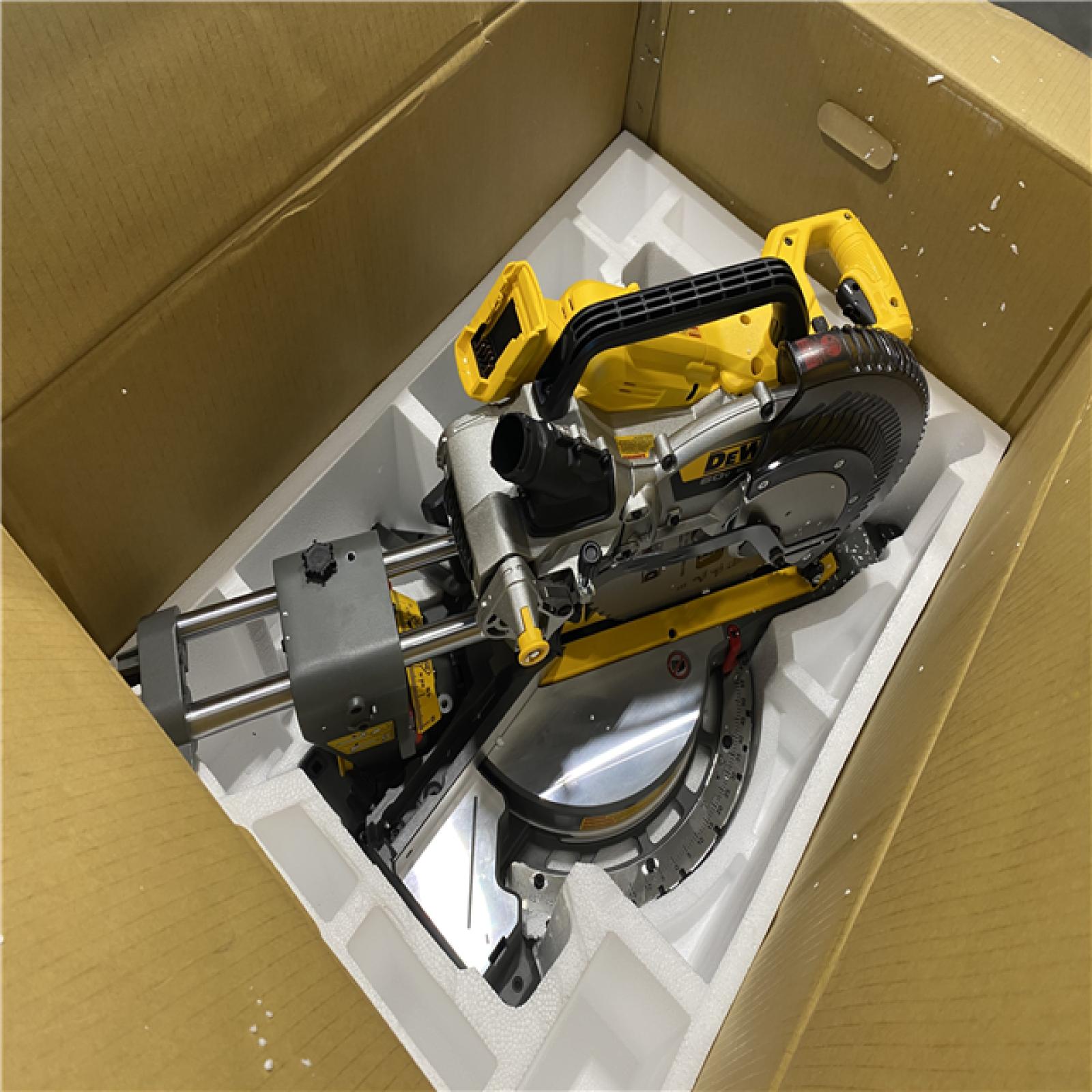 AS-IS DEWALT 60V Lithium-Ion 12 in. Cordless Sliding Miter Saw (Tool Only)