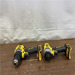 AS-IS DEWALT ATOMIC 20-Volt MAX Lithium-Ion Cordless Combo Kit (2-Tool) with (2) 2.0Ah Batteries, Charger and Bag