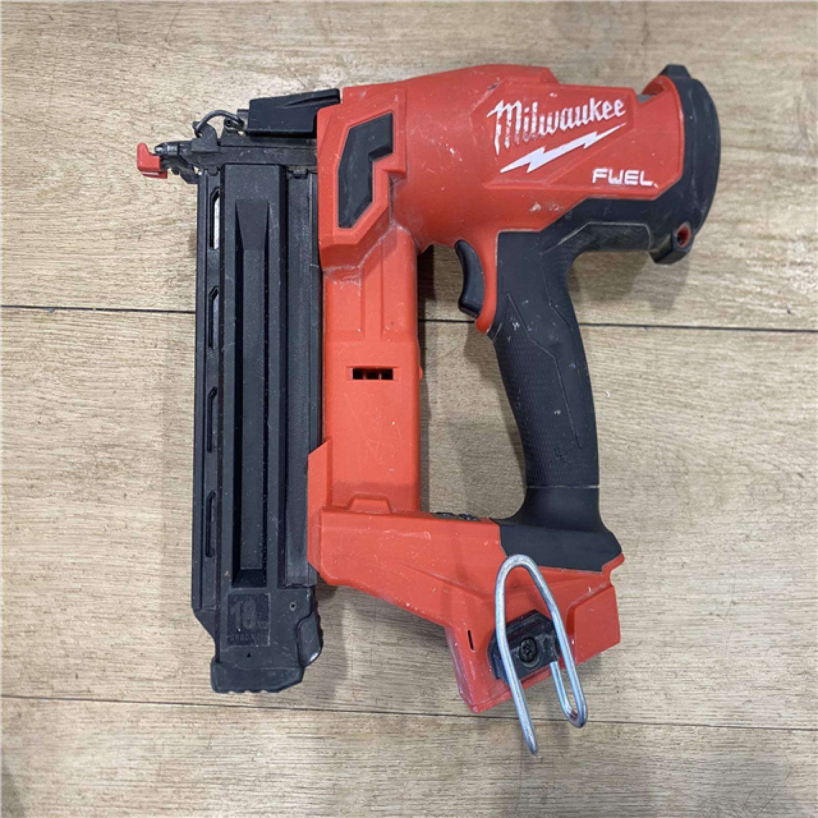 AS-IS Milwaukee FUEL 18-Volt Lithium-Ion Brushless Cordless Gen II 18-Gauge Brad Nailer (Tool-Only)