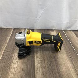 AS-IS DEWALT 20-Volt MAX Cordless Brushless 4-1/2 in. Angle Grinder with Slide Switch (Tool Only)