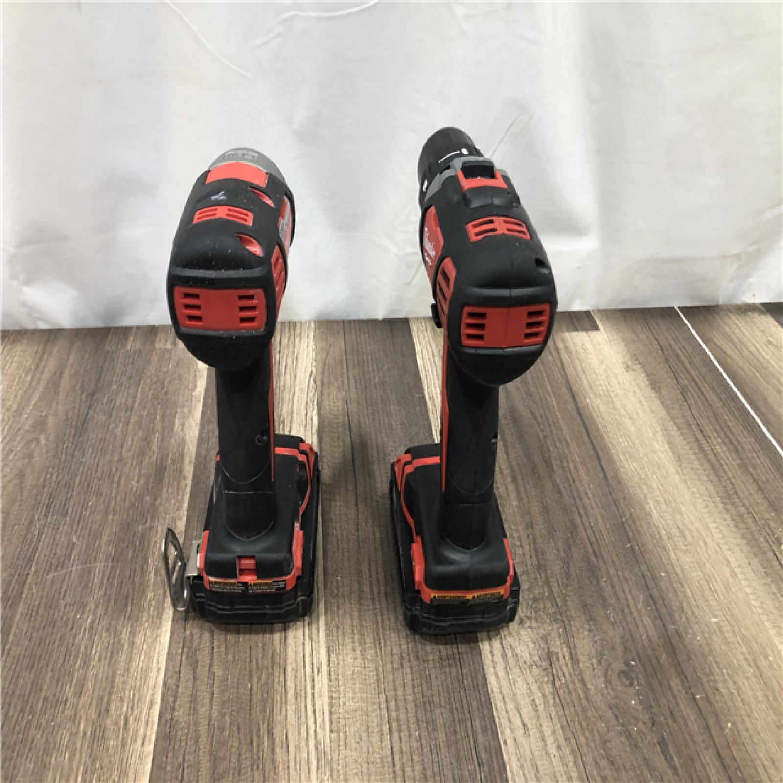 AS-IS Milwaukee 18V Lithium-Ion Cordless Drill Driver/Impact Driver Combo Kit