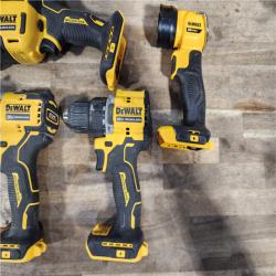 HOUSTON LOCATION - AS-IS DEWALT 7 TOOL COMBO KIT W/ (2) BATTERY & CHARGER