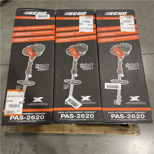 DALLAS LOCATION- NEW!- ECHO 25.4 cc Gas 2-Stroke X Series Attachment Capable Power Head (POWER HEAD ONLY LOT OF 3)