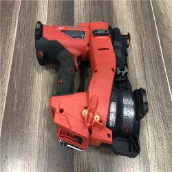 AS-IS Milwaukee FUEL 18-Volt Lithium-Ion Brushless Cordless Coil Roofing Nailer (Tool Only)