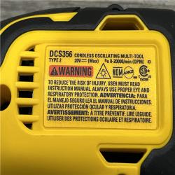 AS-IS DEWALT 20V MAX XR Cordless Brushless 3-Speed Oscillating Multi Tool Kit