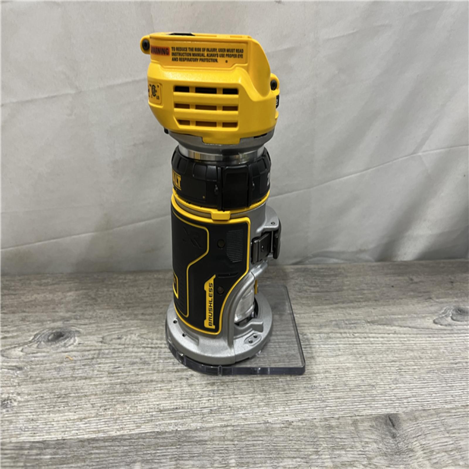 AS-IS DEWALT 20V MAX XR Cordless Brushless Fixed Base Compact Router (Tool Only)