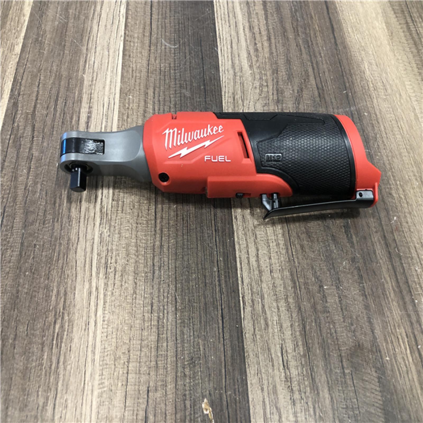 AS-IS Milwaukee FUEL 12-Volt Lithium-Ion Brushless Cordless High Speed 3/8 in. Ratchet (Tool-Only)