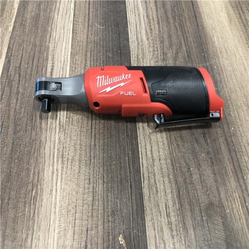 AS-IS Milwaukee FUEL 12-Volt Lithium-Ion Brushless Cordless High Speed 3/8 in. Ratchet (Tool-Only)