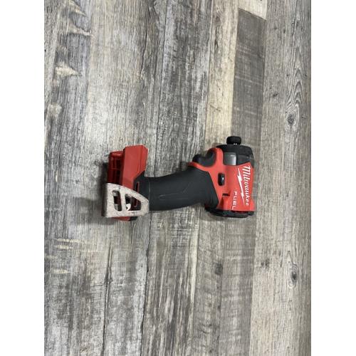 AS-IS Milwaukee FUEL 18V Lithium-Ion Brushless Cordless 1/4 in. Hex Impact Driver (Tool-Only)