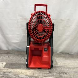 AS-IS Milwaukee 18-Volt Lithium-Ion Brushless Cordless PACKOUT Jobsite Fan (Tool-Only)