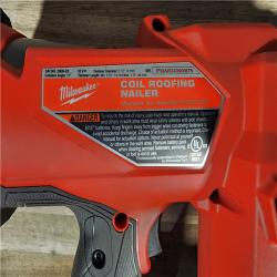 HOUSTON LOCATION - AS-IS Milwaukee M18 FUEL Coil Roofing Nailer (TOOL ONLY)