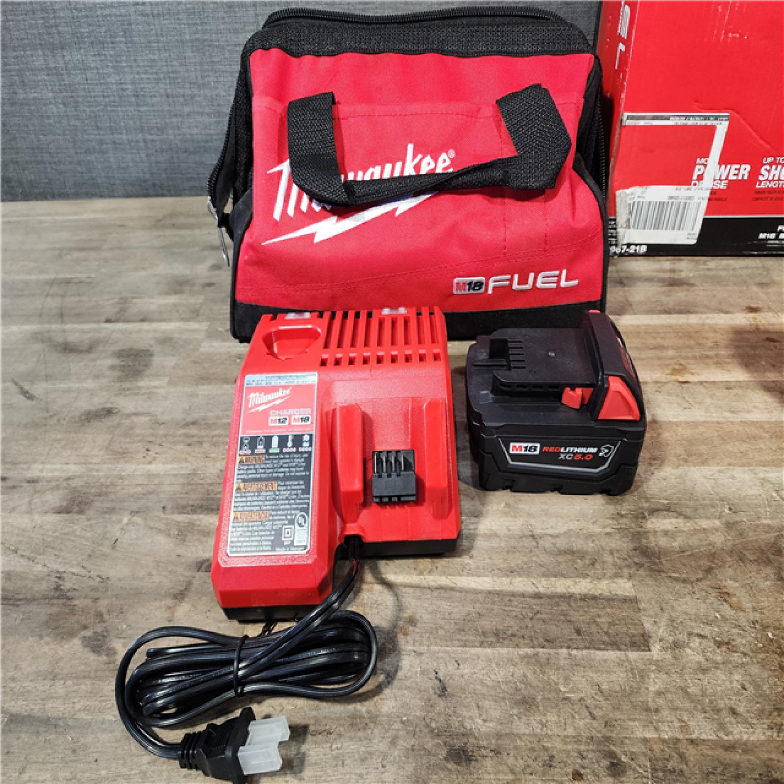 HOUSTON LOCATION - AS-IS Milwaukee M18 1/2 in. Cordless Brushless High Torque Impact Wrench Kit (Battery & Charger)
