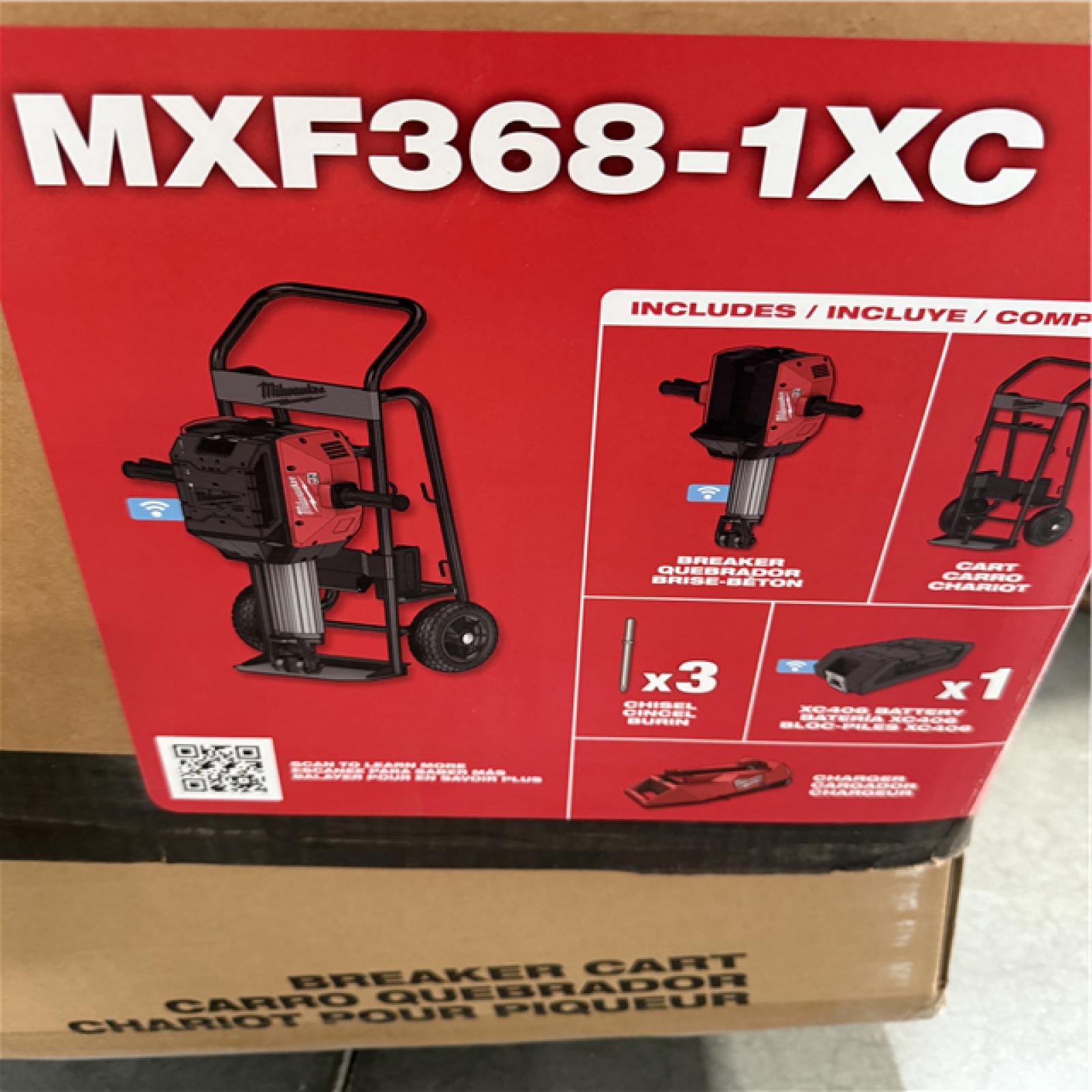 California NEW Sealed Boxes Milwaukee Breaker & Cart, Includes (1) Battery & Charger