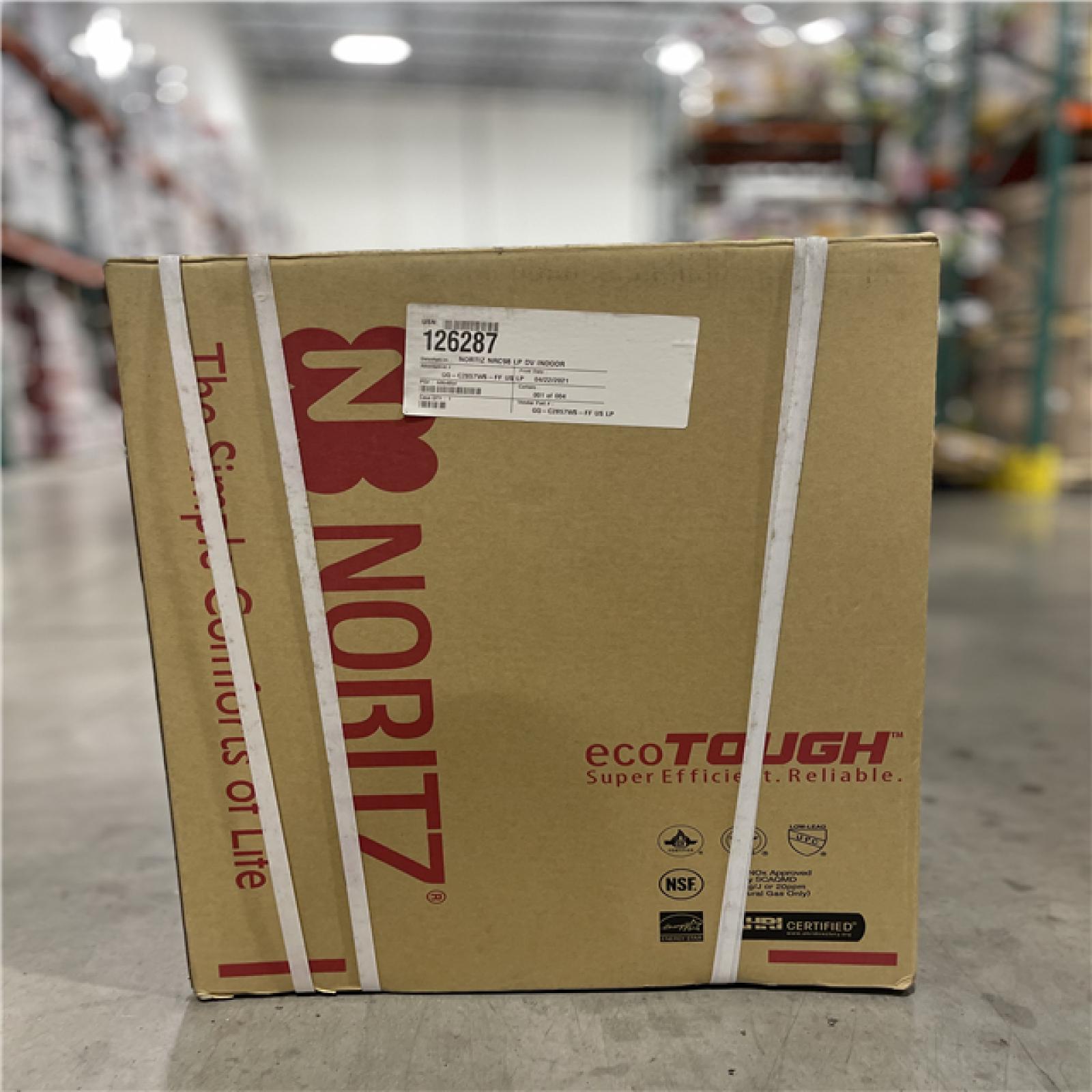 HD PRO LIQUIDATION-CDALLAS LOCATION - NEW! Noritz NRC98-DV-LP Residential Liquid Propane Tankle