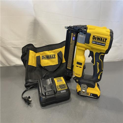 AS-IS - DeWalt ATOMIC 20V MAX Lithium Ion Cordless 23 Gauge Pin Nailer Kit