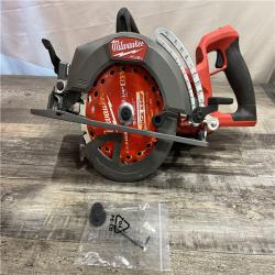 AS-IS Milwaukee FUEL 18V Lithium-Ion Cordless 7-1/4 in. Rear Handle Circular Saw (Tool-Only)