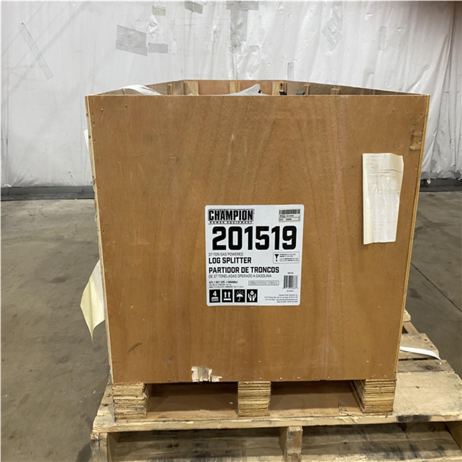 Houston Location - AS-IS Outdoor Power Equipment CHAMPION 37 TON LOG SPLITTER