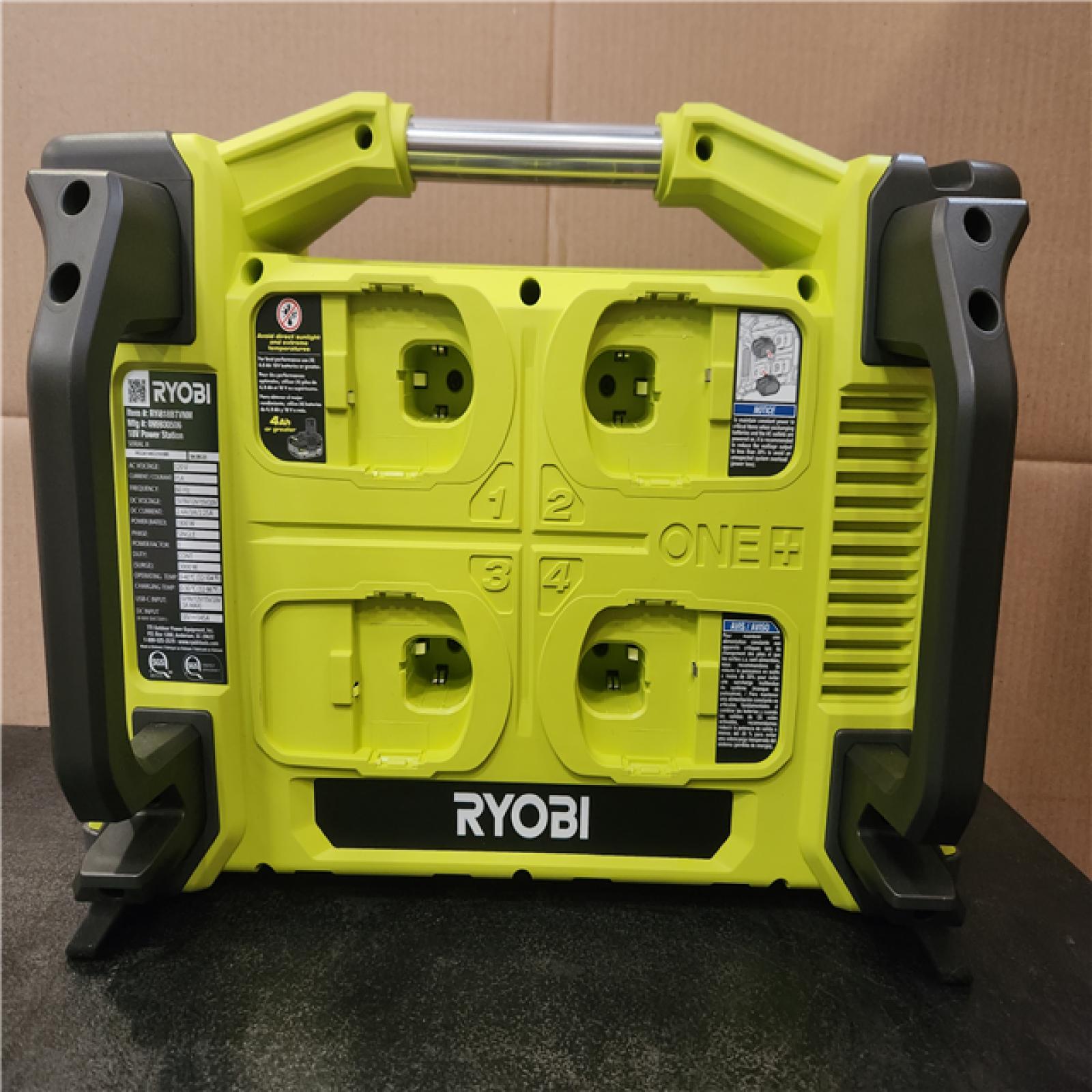 Phoenix NEW RYOBI 18V ONE+ 1800-Watt Portable Battery Inverter Power Station/8-Port Charger (Tool Only)