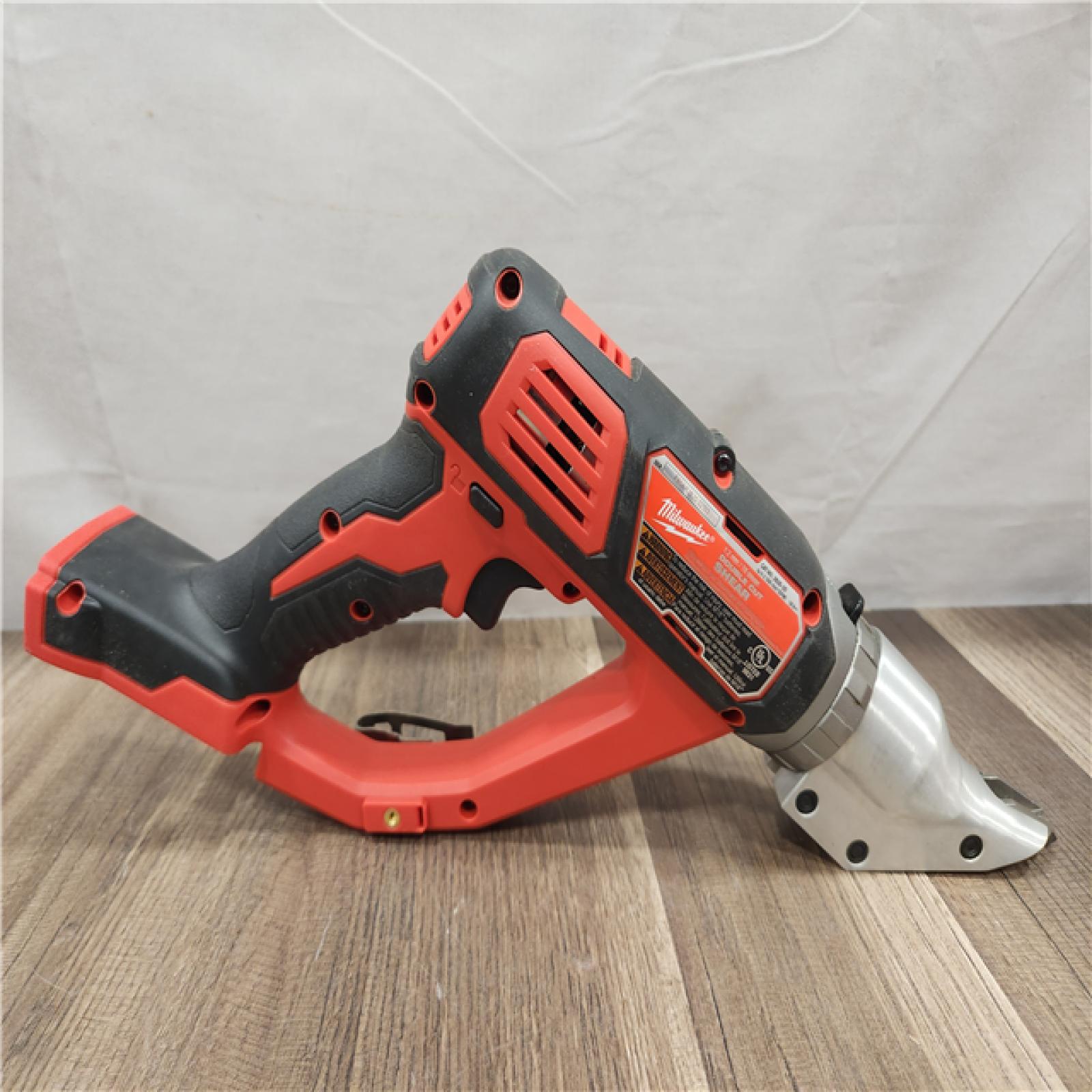 AS-IS- Milwaukee M18 18V Lithium-ion Cordless 18-gauge Double Cut Metal Shear (Tool-Only)