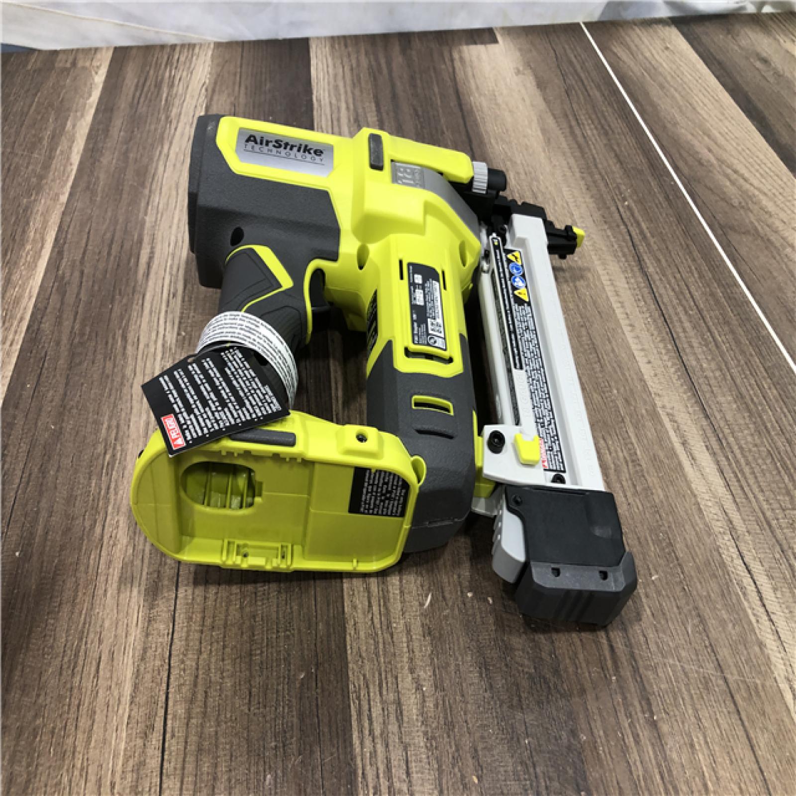 AS-IS RYOBI ONE+ 18V 18-Gauge Cordless AirStrike Narrow Crown Stapler (Tool Only)