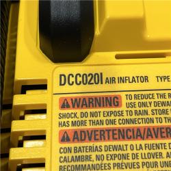 AS-IS DEWALT 20V MAX Cordless Electric Portable Inflator (Tool Only)